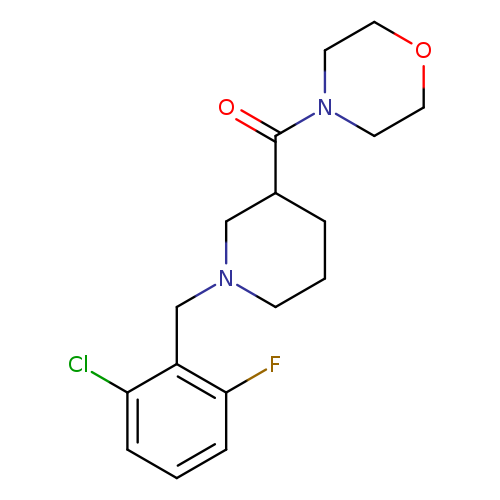 4-{1-[(2-chloro-6-fluorophenyl)methyl]piperidine-3-carbonyl}morpholine