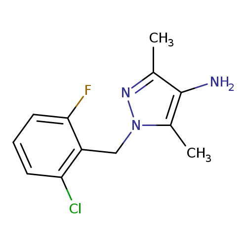 1-(2-Chloro-6-fluorobenzyl)-3,5-dimethyl-1h-pyrazol-4-amine