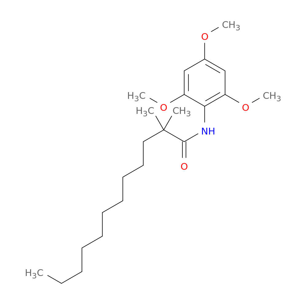 2,2-Dimethyl-N-(2,4,6-trimethoxyphenyl)dodecanamide