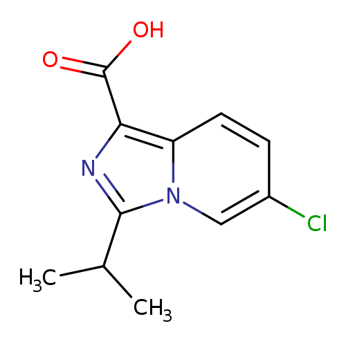 6-chloro-3-(propan-2-yl)imidazo[1,5-a]pyridine-1-carboxylic acid