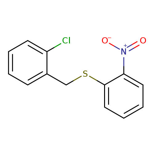 1-{[(2-chlorophenyl)methyl]sulfanyl}-2-nitrobenzene