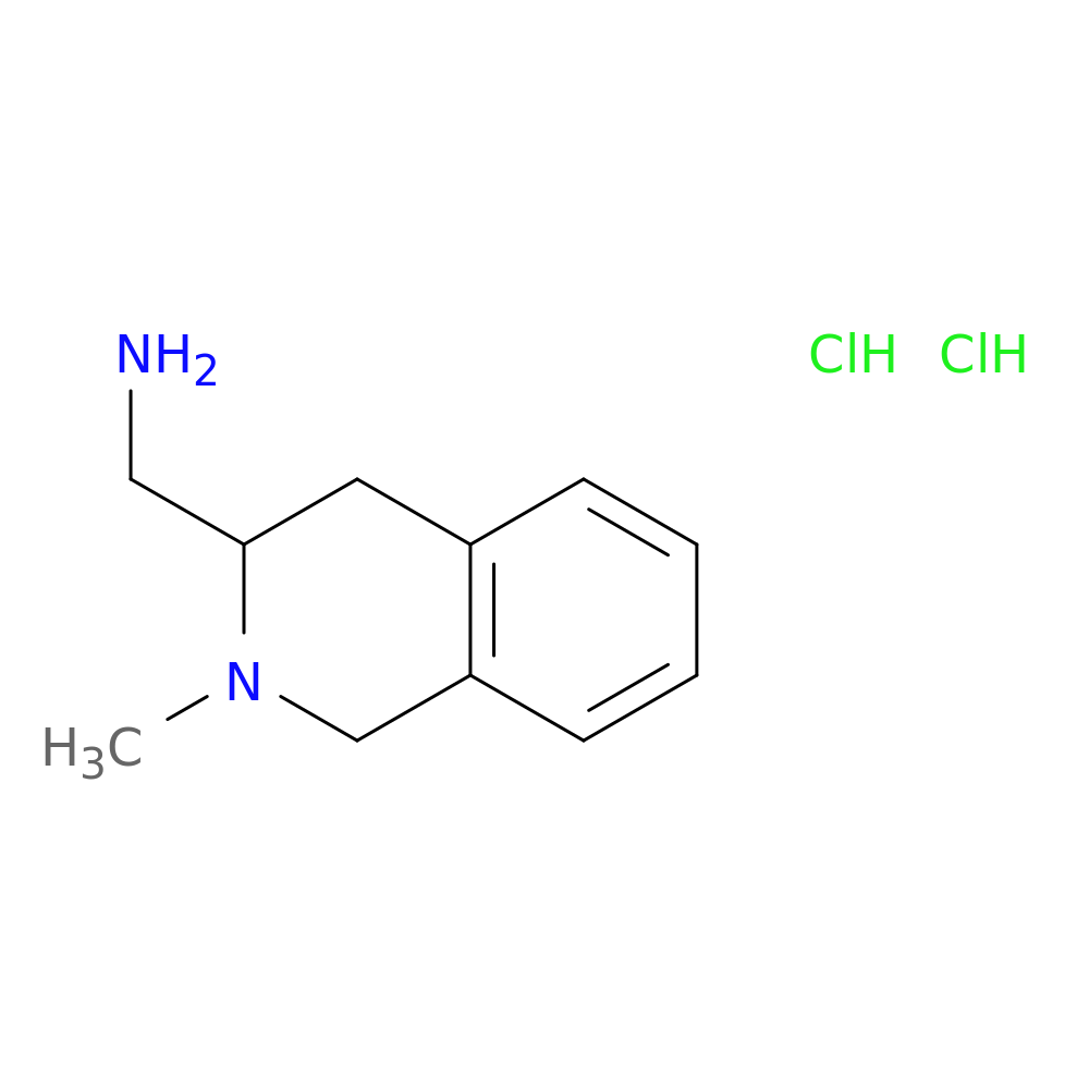 [(2-Methyl-1,2,3,4-tetrahydro-3-isoquinolinyl)methyl]amine dihydrochloride