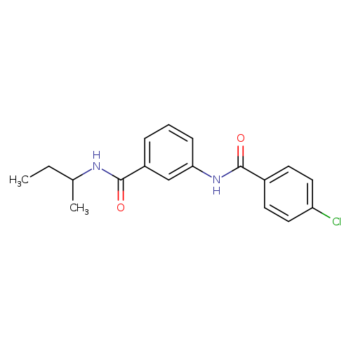 N-(sec-butyl)-3-[(4-chlorobenzoyl)amino]benzamide