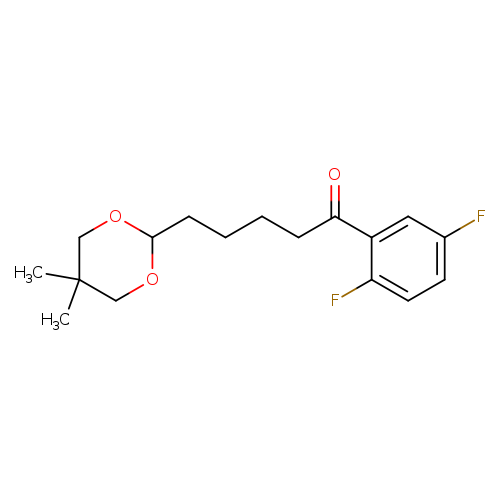 2',5'-Difluoro-5-(5,5-dimethyl-1,3-dioxan-2-yl)valerophenone