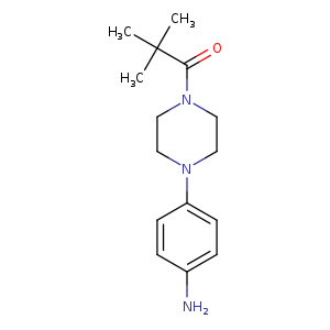 (4-[4-(2,2-Dimethylpropanoyl)piperazin-1-yl]phenyl)amine