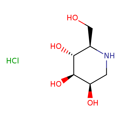 3,4,5-Piperidinetriol, 2-(hydroxymethyl)-, hydrochloride, (2R,3R,4R,5R)-