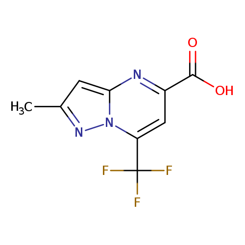 2-Methyl-7-(trifluoromethyl)pyrazolo[1,5-a]pyrimidine-5-carboxylic acid