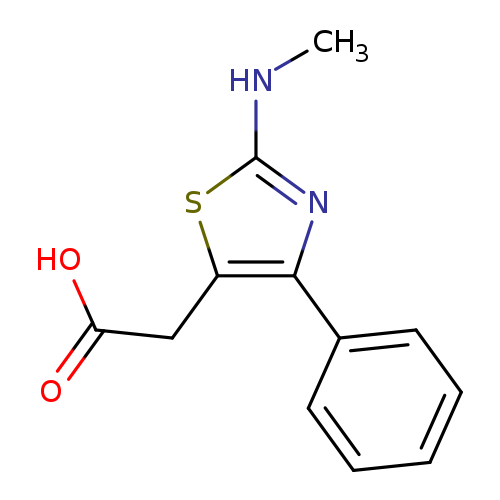 [2-(Methylamino)-4-phenyl-1,3-thiazol-5-yl]acetic acid