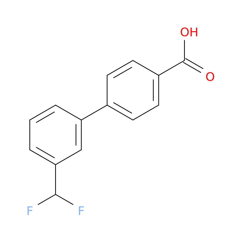 4-[3-(difluoromethyl)phenyl]benzoic acid