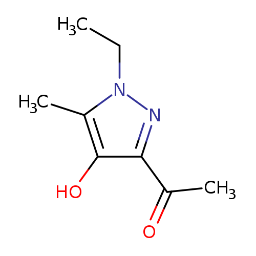 1-(1-Ethyl-4-hydroxy-5-methyl-1H-pyrazol-3-yl)ethanone