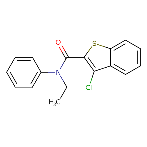 Benzo[b]thiophene-2-carboxamide, 3-chloro-N-ethyl-N-phenyl-