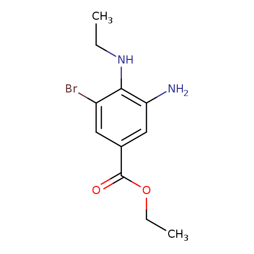 Ethyl 3-amino-5-bromo-4-(ethylamino)benzoate