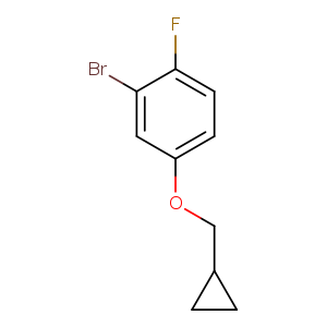 2-Bromo-4-(cyclopropylmethoxy)-1-fluorobenzene