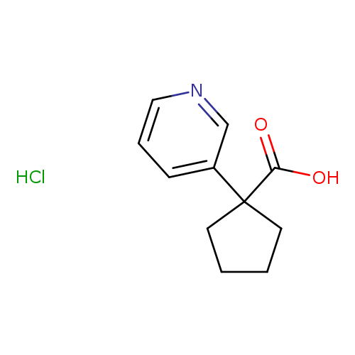 1-(pyridin-3-yl)cyclopentane-1-carboxylic acid hydrochloride