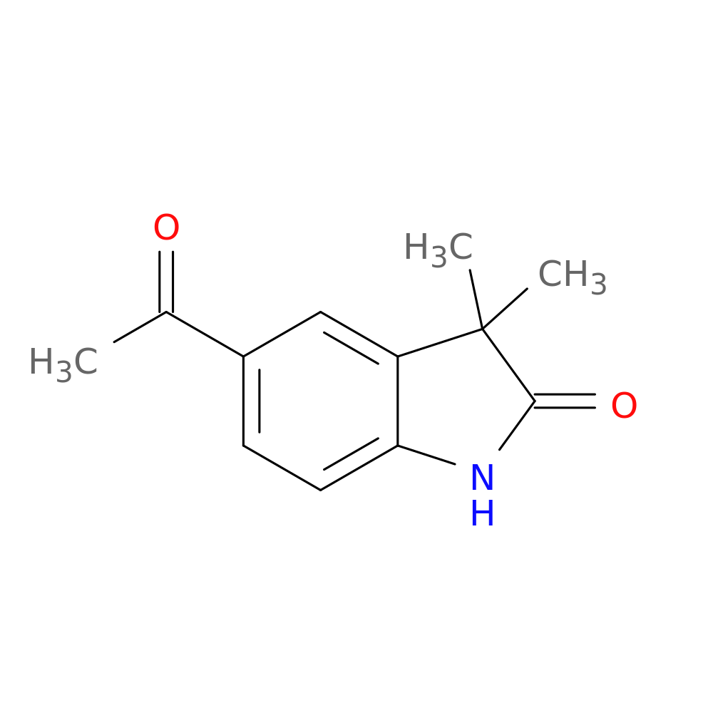 5-acetyl-3,3-dimethyl-2,3-dihydro-1H-indol-2-one