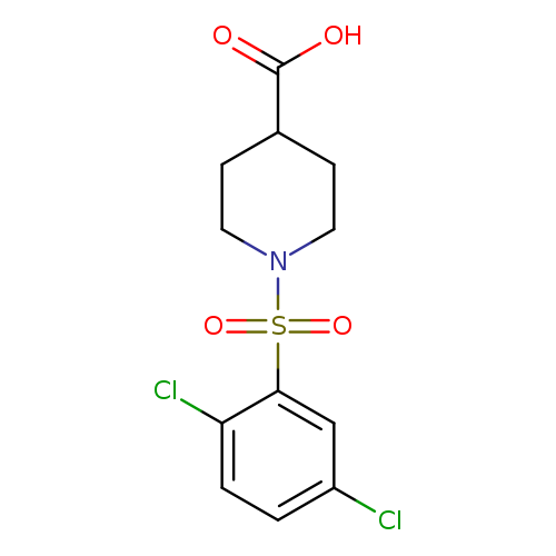 1-((2,5-Dichlorophenyl)sulfonyl)piperidine-4-carboxylic acid