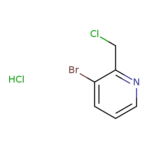 Pyridine, 3-bromo-2-(chloromethyl)-, hydrochloride (1:1)