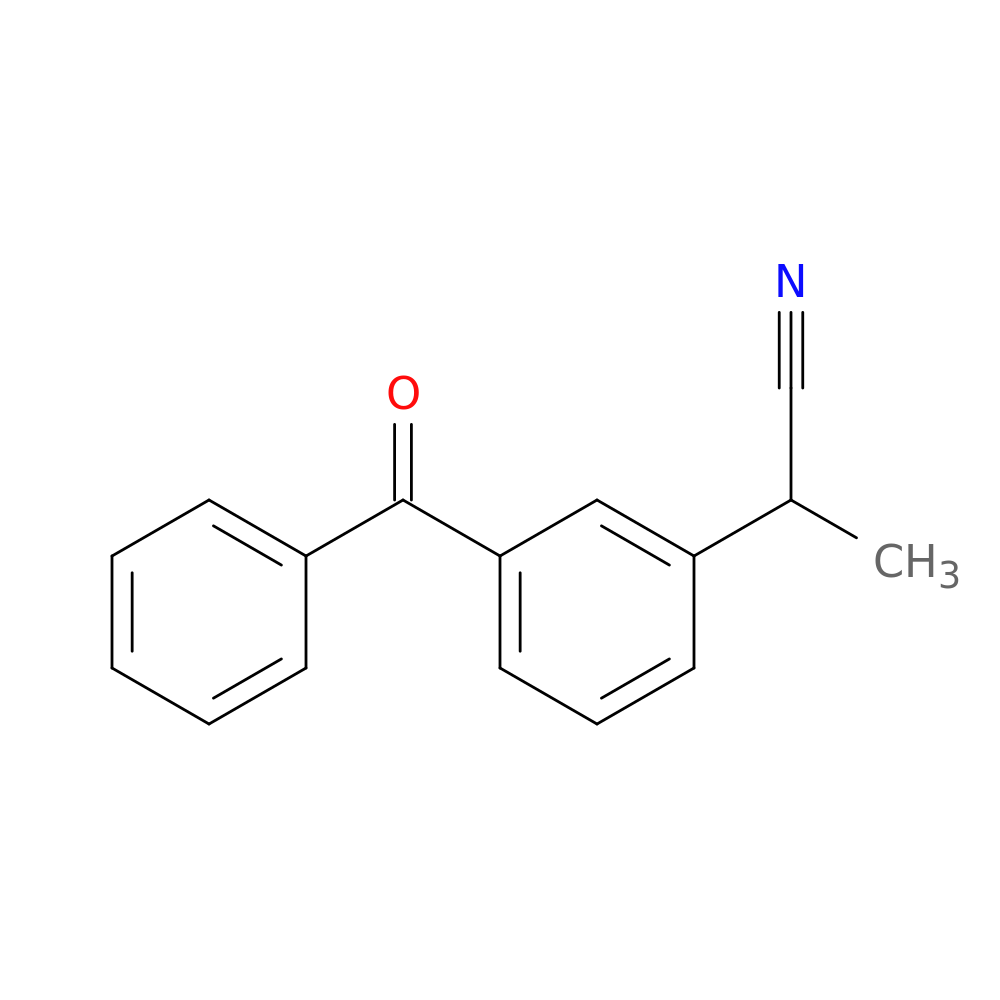 2-(3-Benzoylphenyl)propanenitrile