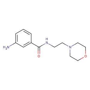 Benzamide, 3-amino-N-[2-(4-morpholinyl)ethyl]-