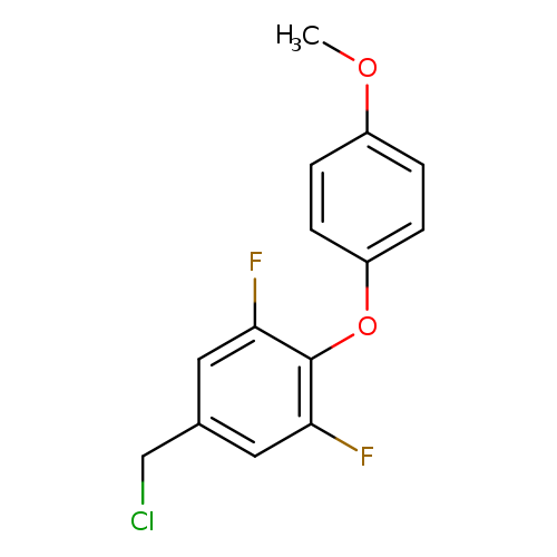 5-(chloromethyl)-1,3-difluoro-2-(4-methoxyphenoxy)benzene