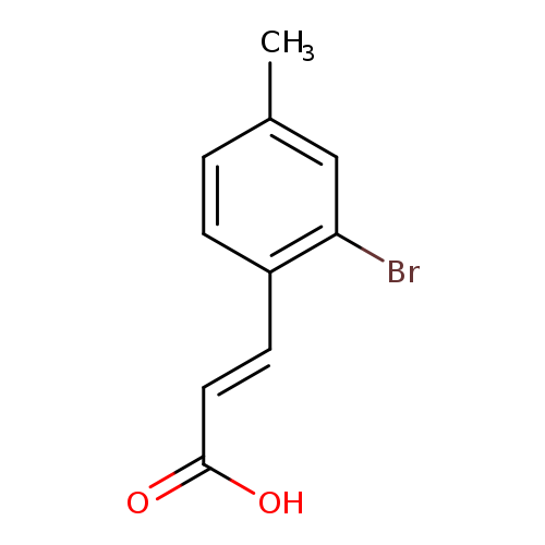 (E)-3-(2-Bromo-4-methylphenyl)acrylic acid