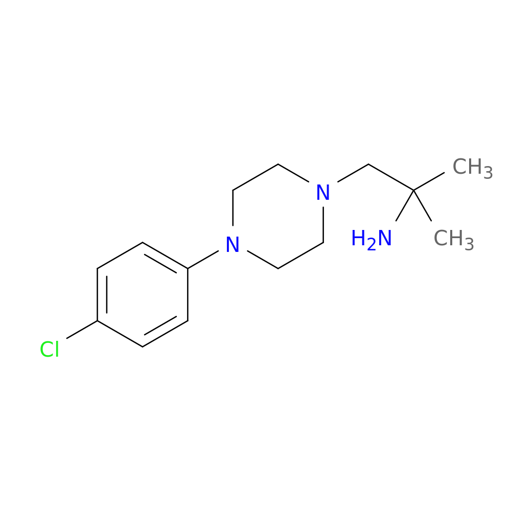 1-[4-(4-Chlorophenyl)piperazin-1-yl]-2-methylpropan-2-amine