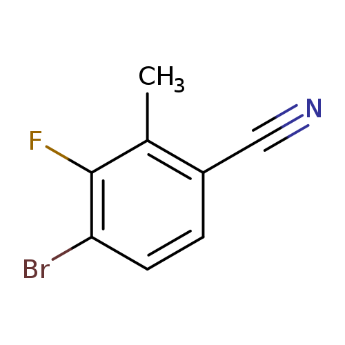 4-Bromo-3-fluoro-2-methylbenzonitrile