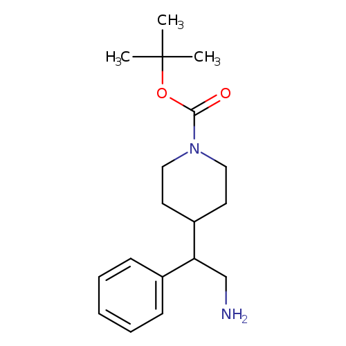 tert-Butyl 4-(2-amino-1-phenylethyl)piperidine-1-carboxylate