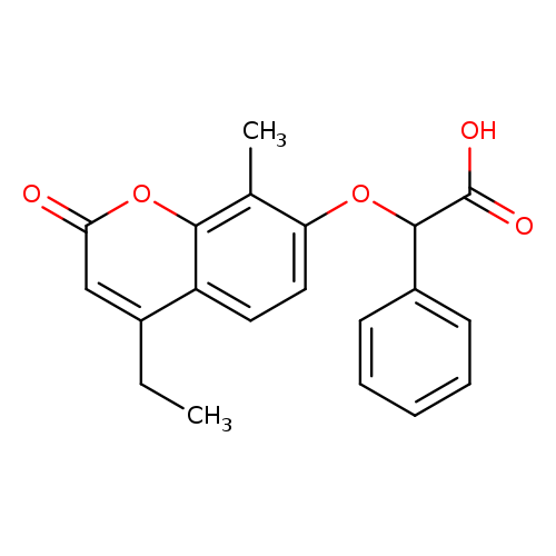 [(4-ethyl-8-methyl-2-oxo-2H-chromen-7-yl)oxy](phenyl)acetic acid