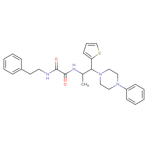 N'-(2-phenylethyl)-N-[1-(4-phenylpiperazin-1-yl)-1-(thiophen-2-yl)propan-2-yl]ethanediamide