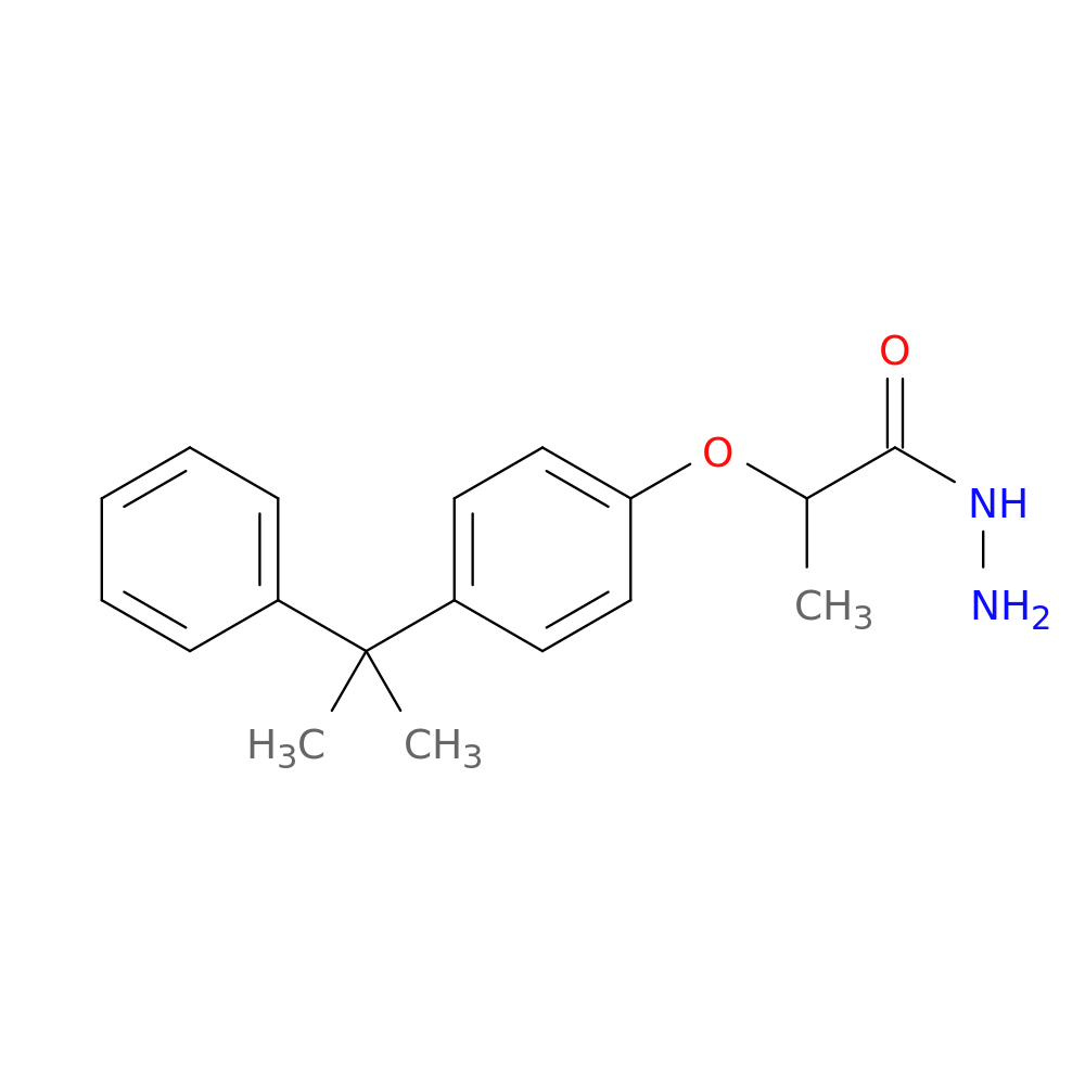 2-[4-(1-methyl-1-phenylethyl)phenoxy]propanohydrazide