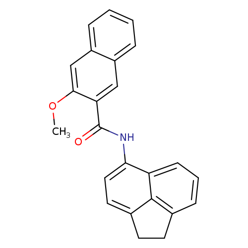 N-(1,2-dihydroacenaphthylen-5-yl)-3-methoxynaphthalene-2-carboxamide