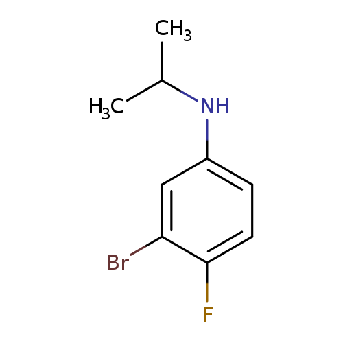 3-bromo-4-fluoro-N-(propan-2-yl)aniline