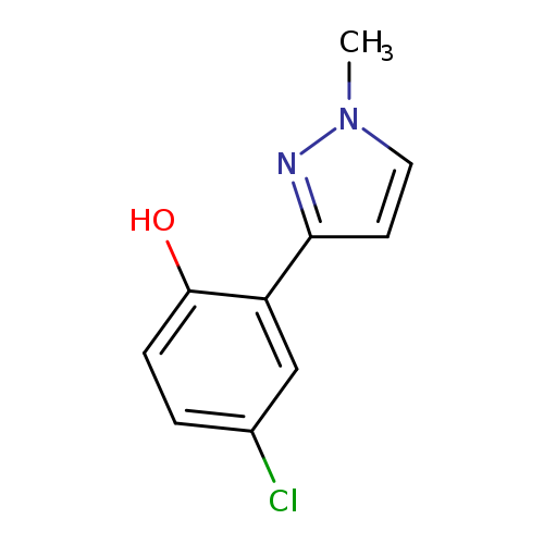 4-Chloro-2-(1-methyl-1h-pyrazol-3-yl)phenol