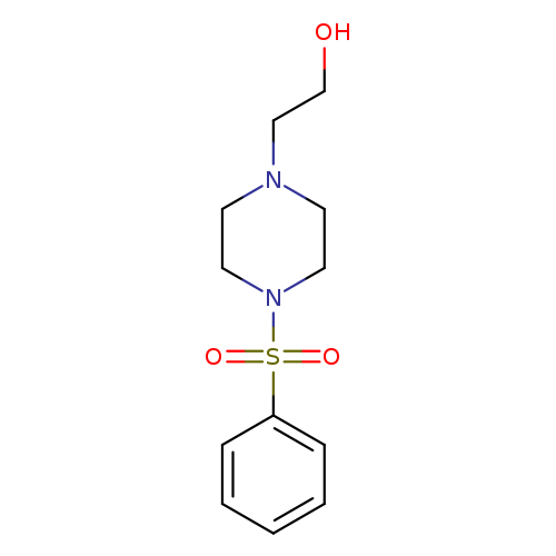 1-Piperazineethanol, 4-(phenylsulfonyl)-