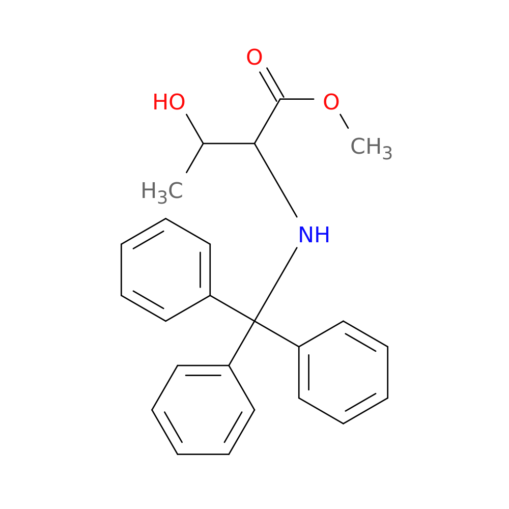 methyl 3-hydroxy-2-[(triphenylmethyl)amino]butanoate
