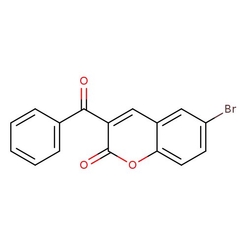 2H-1-Benzopyran-2-one, 3-benzoyl-6-bromo-