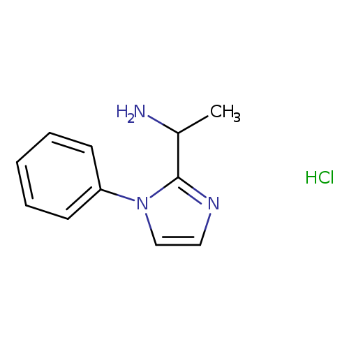 1-(1-phenyl-1H-imidazol-2-yl)ethan-1-amine hydrochloride