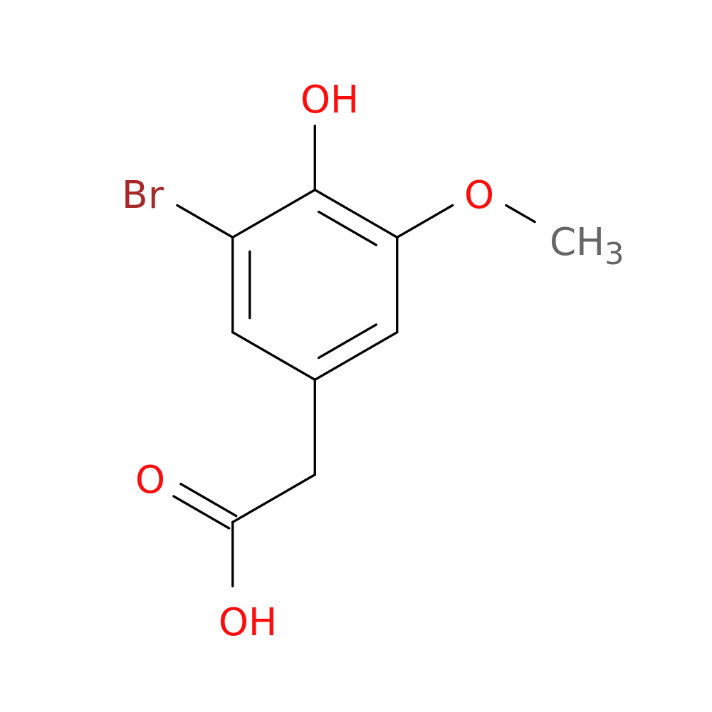 3-Bromo-4-hydroxy-5-methoxyphenylacetic acid