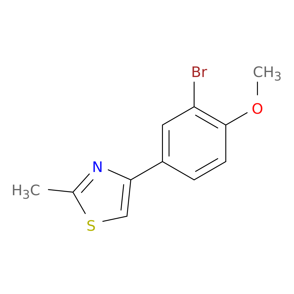 4-(3-Bromo-4-methoxyphenyl)-2-methyl-1,3-thiazole
