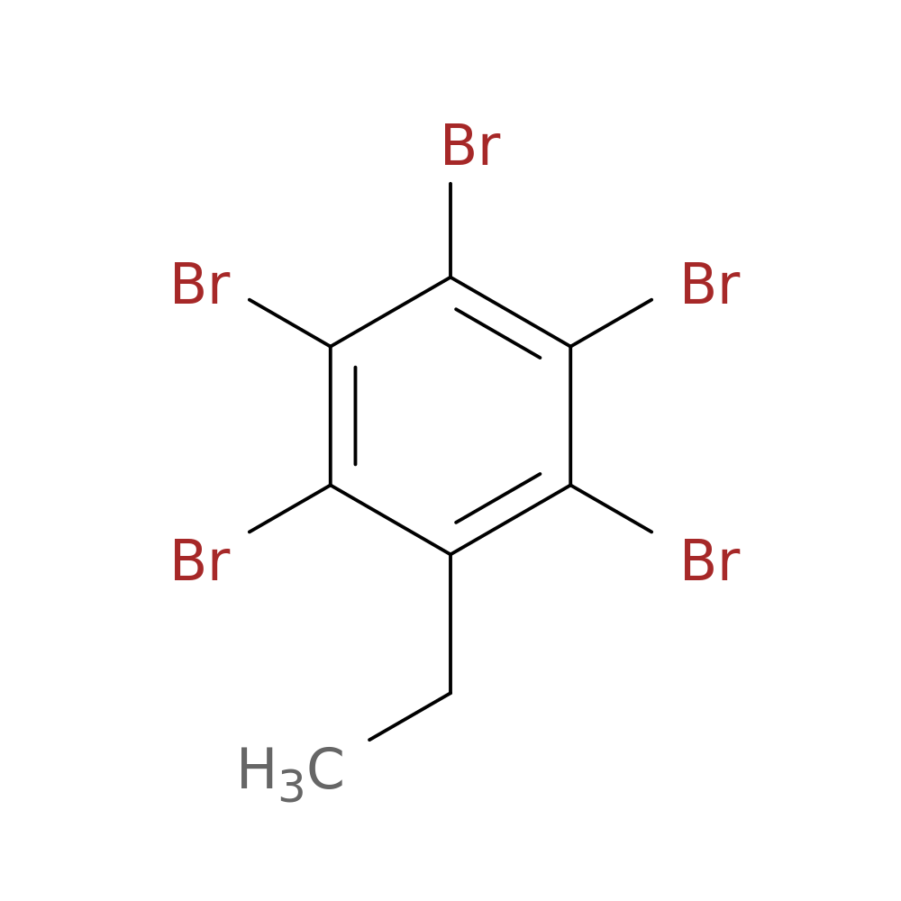 Benzene, 1,2,3,4,5-pentabromo-6-ethyl-