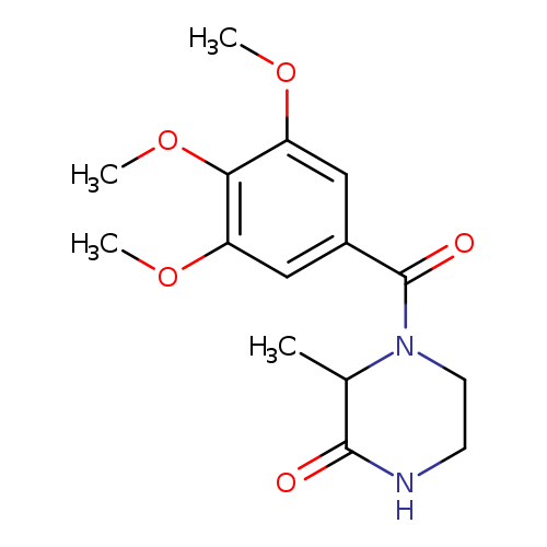 3-methyl-4-(3,4,5-trimethoxybenzoyl)piperazin-2-one