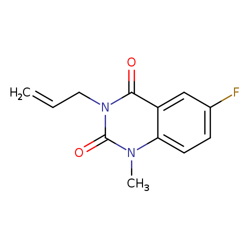 6-fluoro-1-methyl-3-(prop-2-en-1-yl)-1,2,3,4-tetrahydroquinazoline-2,4-dione