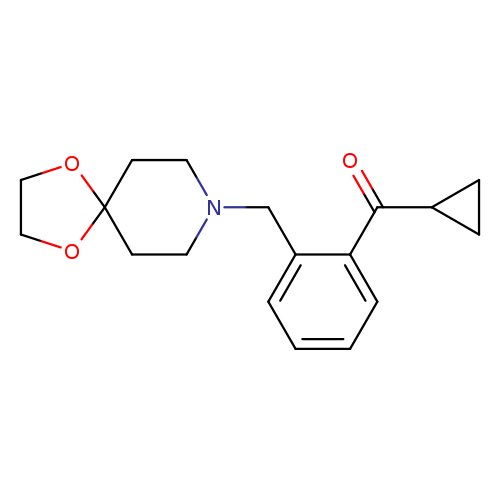 (2-(1,4-Dioxa-8-azaspiro[4.5]decan-8-ylmethyl)phenyl)(cyclopropyl)methanone