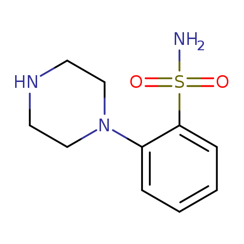 2-(piperazin-1-yl)benzene-1-sulfonamide