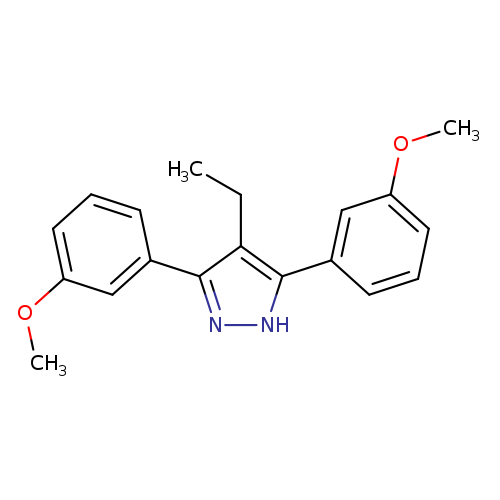 4-ethyl-3,5-bis(3-methoxyphenyl)-1H-pyrazole