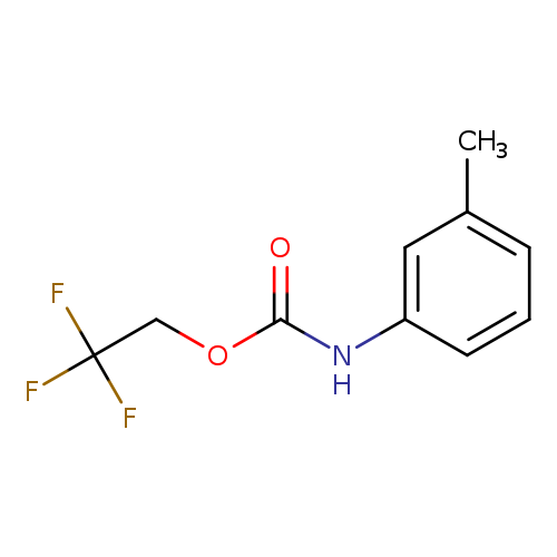 2,2,2-trifluoroethyl N-(3-methylphenyl)carbamate