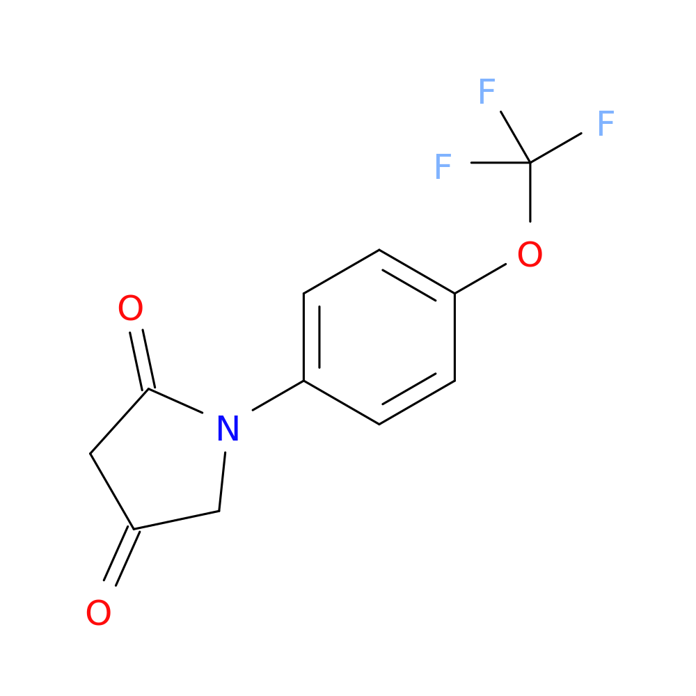 1-[4-(trifluoromethoxy)phenyl]pyrrolidine-2,4-dione