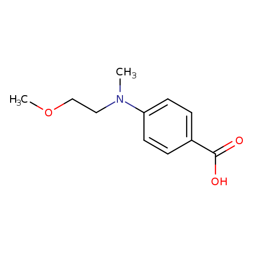 4-[(2-methoxyethyl)(methyl)amino]benzoic acid