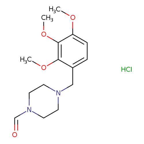 4-(2,3,4-Trimethoxybenzyl)-1-piperazinecarboxaldehyde hydrochloride